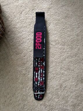 2Pood Weightlifting Belt with Rose Pattern